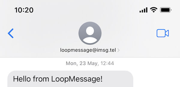 Sender name
